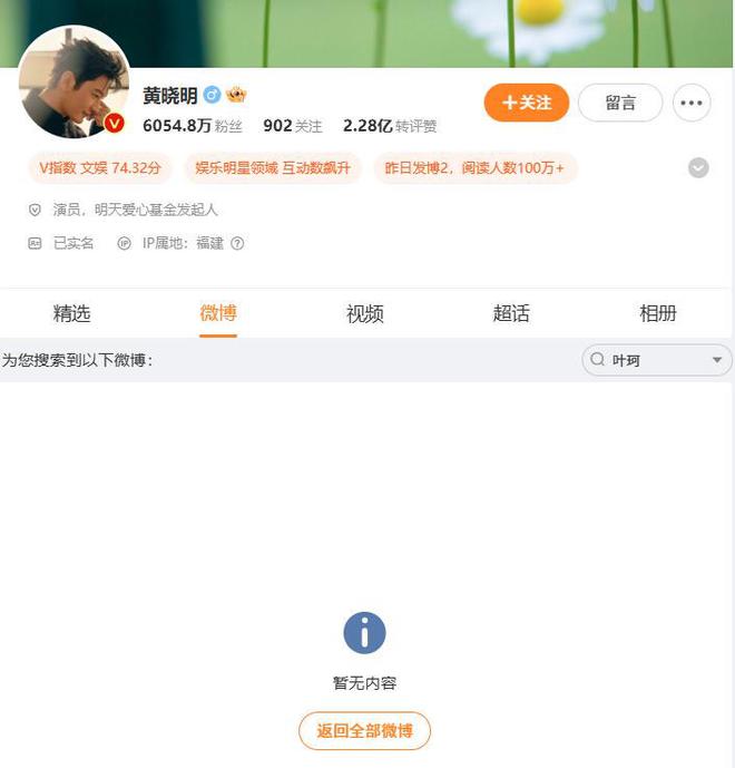 博主曝黄晓明已分手！此前叶珂独自去医院产检，网友：抛妻弃子