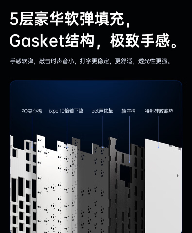 迈从 G87 机械键盘发布：Gasket 结构、三模连接，首发 99 元起