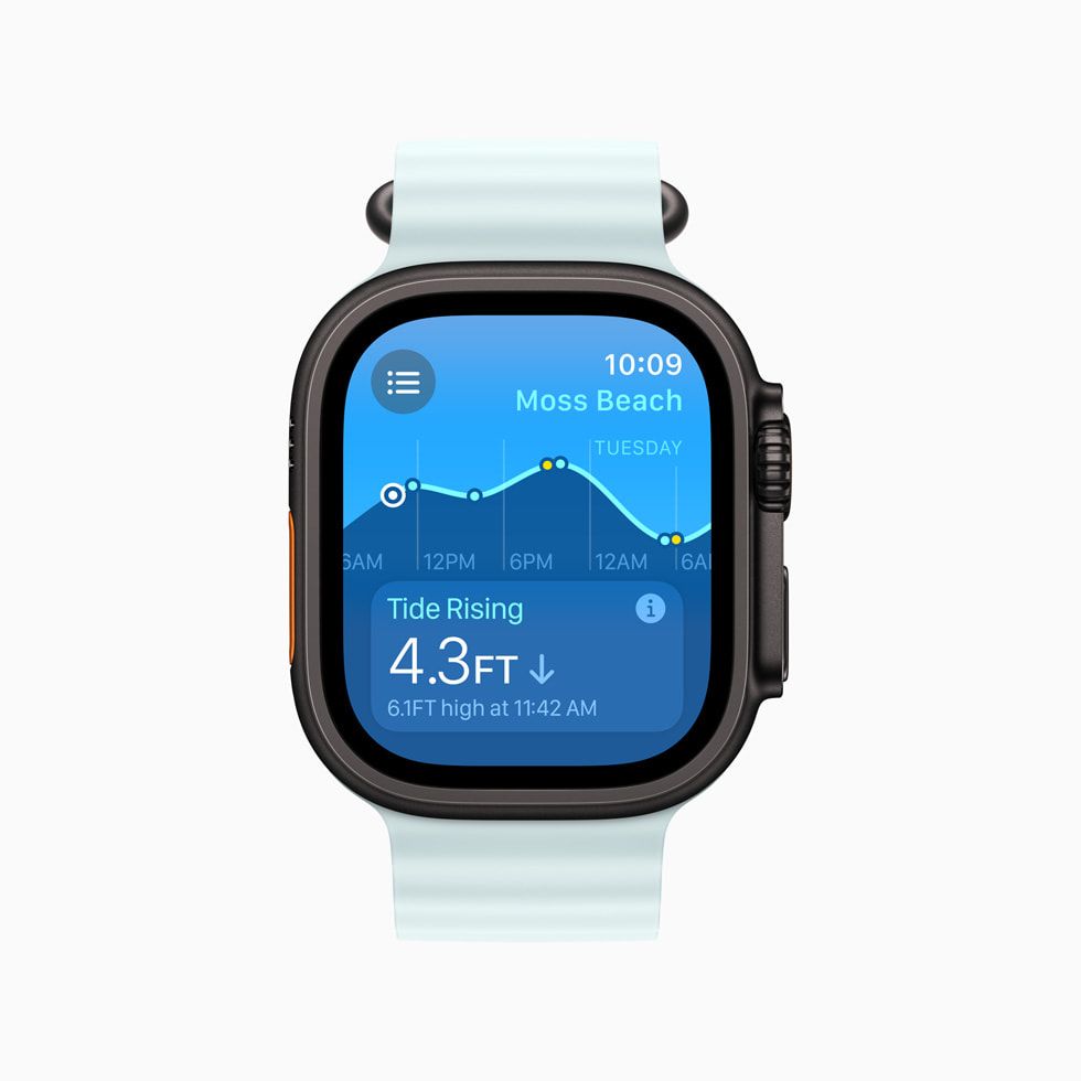 苹果 watchOS 11.2 RC 发布：扩展潮汐 App 地图支持