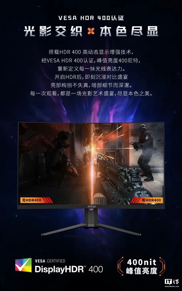 微星首款双模显示器 MAG 321CUPDF 发布：4K 160Hz、1080P 320Hz，首发 2999 元  第3张