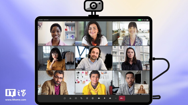 iPad 版微软 Teams 应用已支持外接摄像头功能，提升视频会议体验