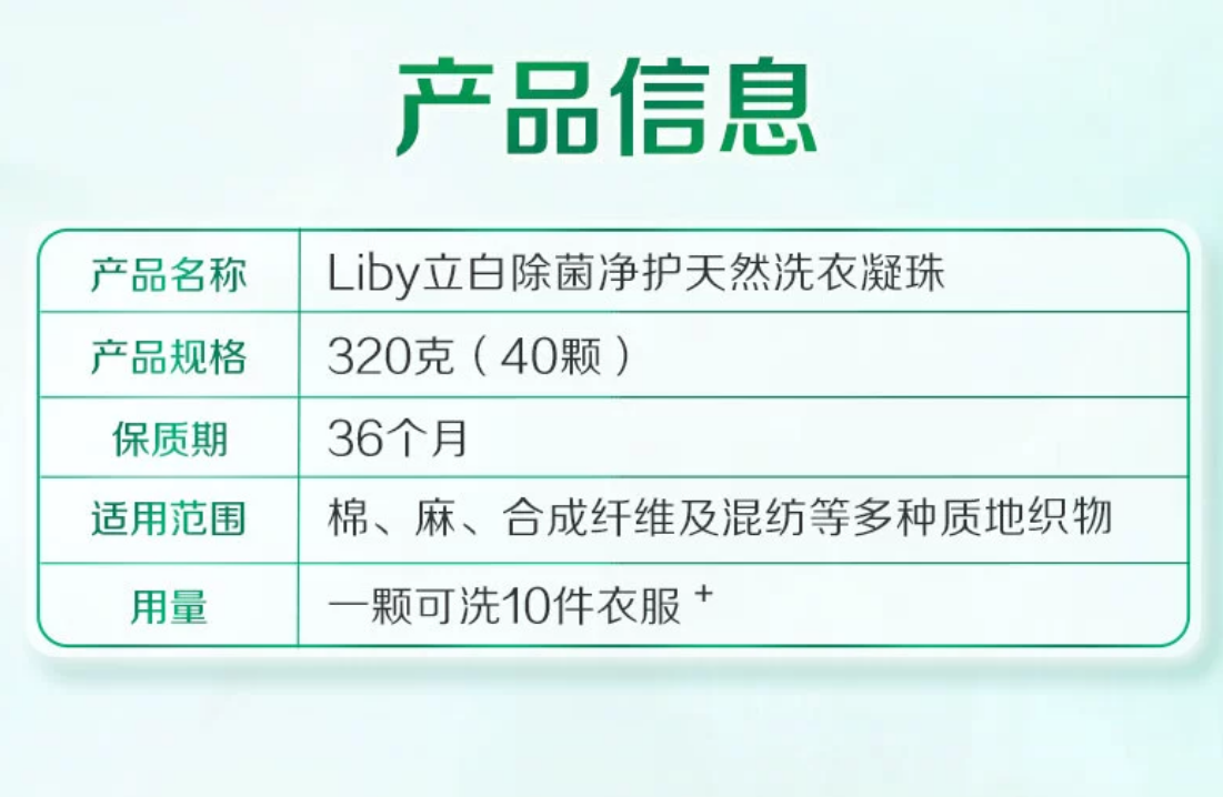 淘宝官方补贴手慢无：立白香氛洗衣凝珠 6.6 元 / 盒上新（商超 26 元）