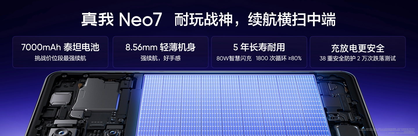 realme 真我 Neo7 手机发布：天玑 9300+ 处理器、7000mAh 电池，首发 2099 元起  第31张