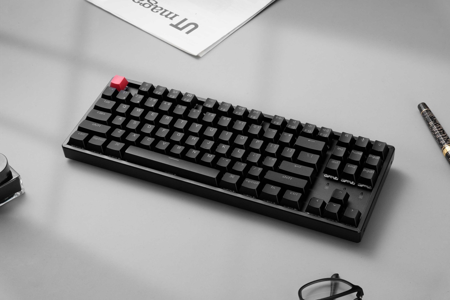 Keychron 推出 K8 QMK V2 双模机械键盘：TKL 配列，原厂高度键帽