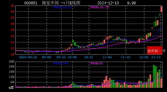 2024年12月13日虚拟现实涨停板梳理