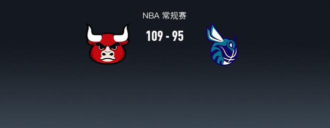 NBA战报：公牛109-95黄蜂，布兰登-米勒21分