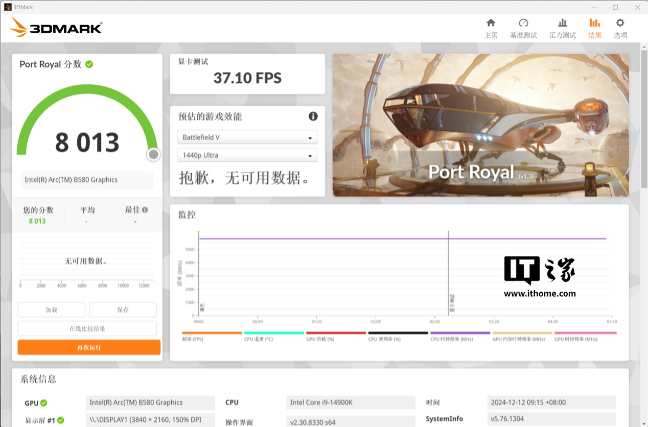 【IT之家评测室】蓝戟 B580 Photon 12G OC 显卡体验评测：设计美学依旧，游戏体验焕然一新  第23张