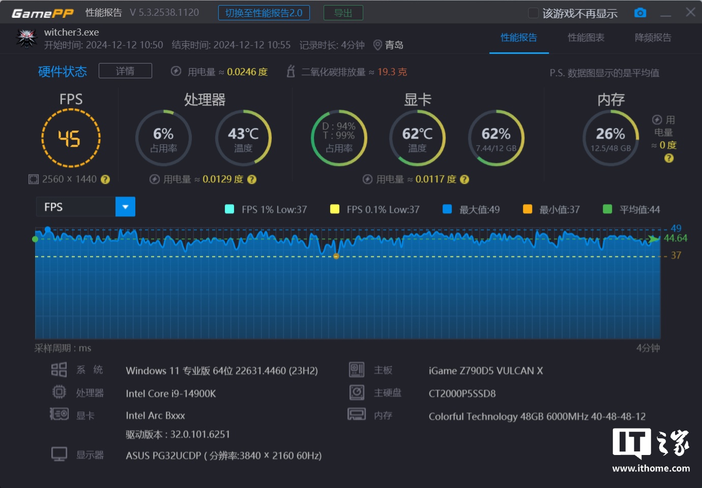 【IT之家评测室】蓝戟 B580 Photon 12G OC 显卡体验评测：设计美学依旧，游戏体验焕然一新  第37张