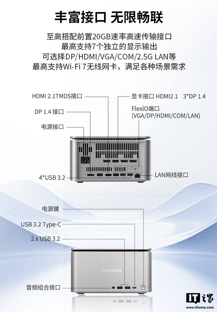 联想推出 ThinkCentre Ultra 迷你主机：i5-14500 / i7-14700 配 RTX4060 售 12986 元起