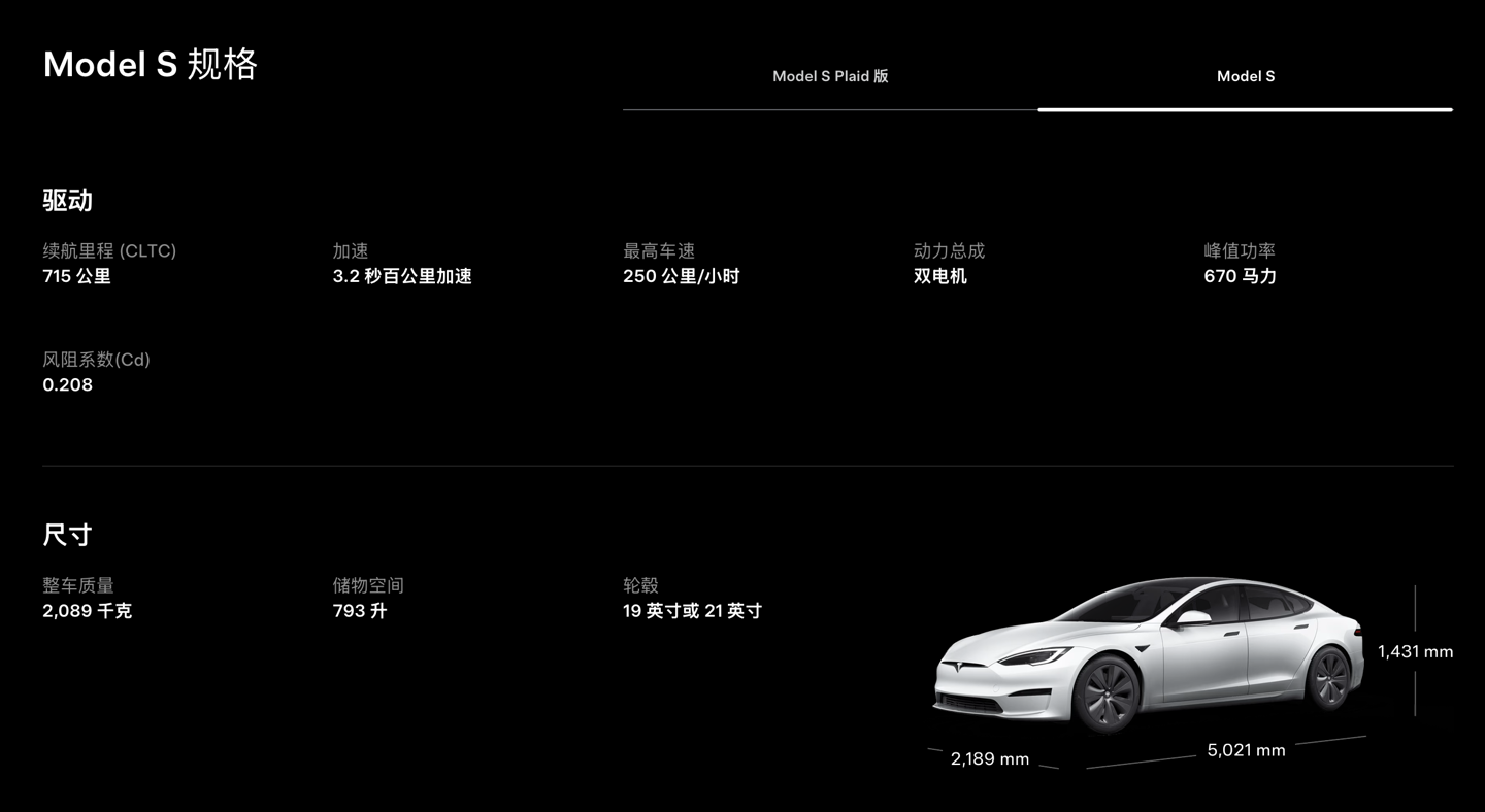 特斯拉 Model S 纯电轿车在美涨价 5000 美元，现与 Model X 同价 79990 美元起售