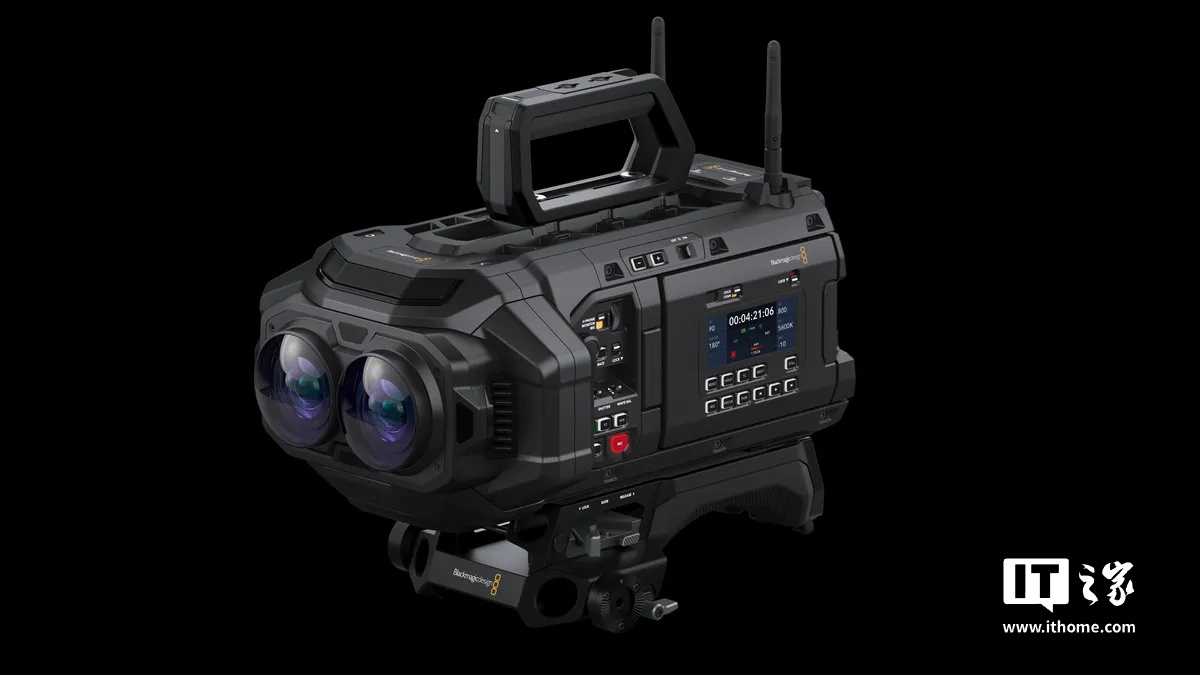 Blackmagic 推出 URSA Cine Immersive 沉浸式摄像机助力苹果 Vision Pro 内容创作，售价 29995 美元