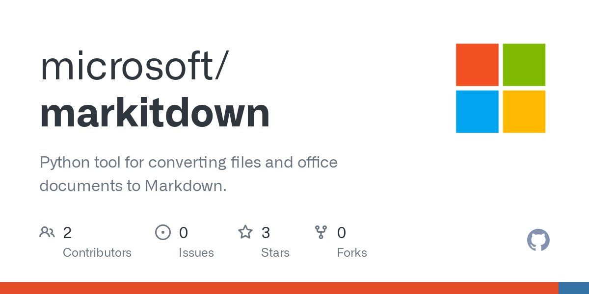 微软开源新工具 MarkItDown，Office 文件轻松转换为 Markdown 格式