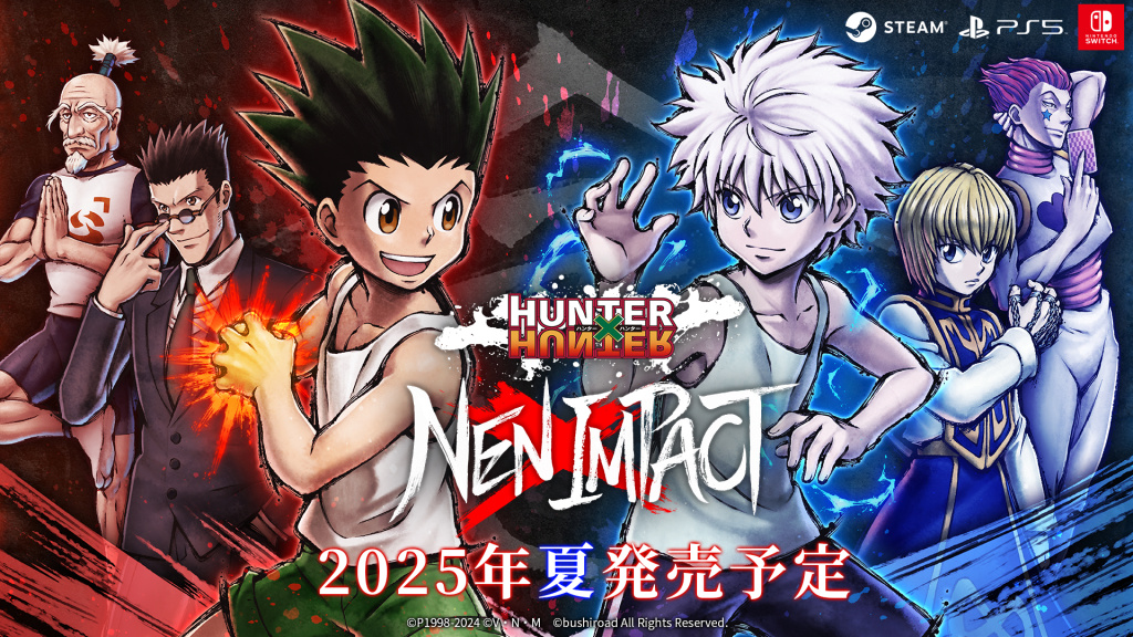 格斗游戏《全职猎人 NEN×IMPACT》2025 年夏季发售，登陆 PC、PS5 任天堂 Switch 平台