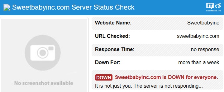 Sweet Baby“多元化文化咨询”游戏顾问公司官网已无法访问，出现 408 错误