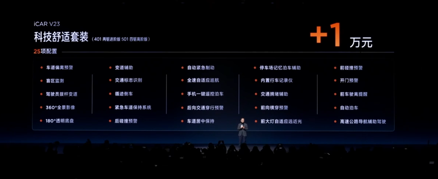 奇瑞 iCAR V23 汽车遭吐槽减配，iCAR 总经理回应“卷功能卷配置其实没用”