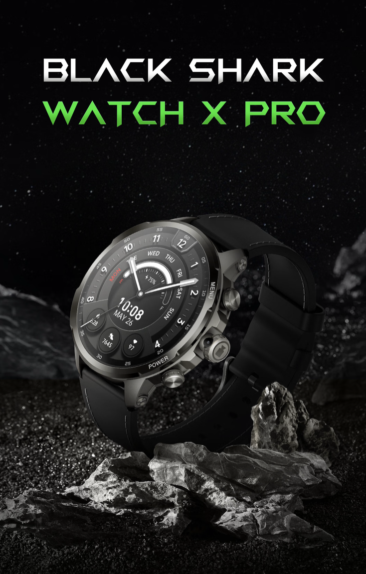 黑鲨 Watch X Pro 智能手表首销：插卡通信、心率血氧监测、隐藏式摄像头，899 元