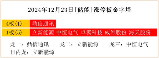 2024年12月23日[储能]涨停板金字塔