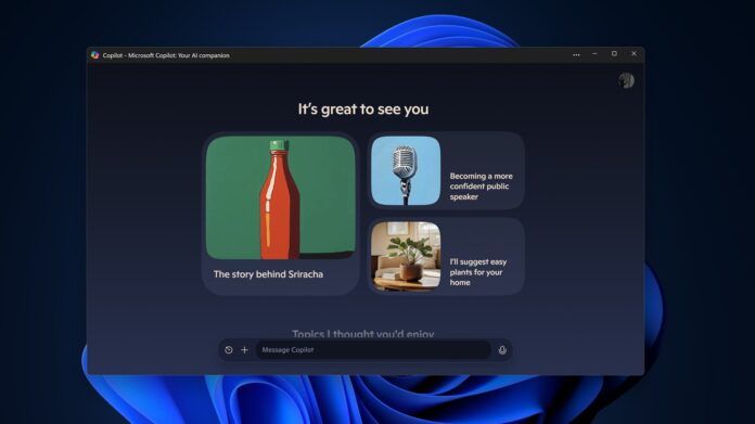 微软 Win11 版 Copilot 应用第 4 次改版：“原生”体验，占用更多内存