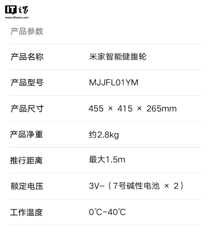 小米推出米家健腹轮：承重量 150 千克、150mm 加宽防滑滚轮，179 元  第4张