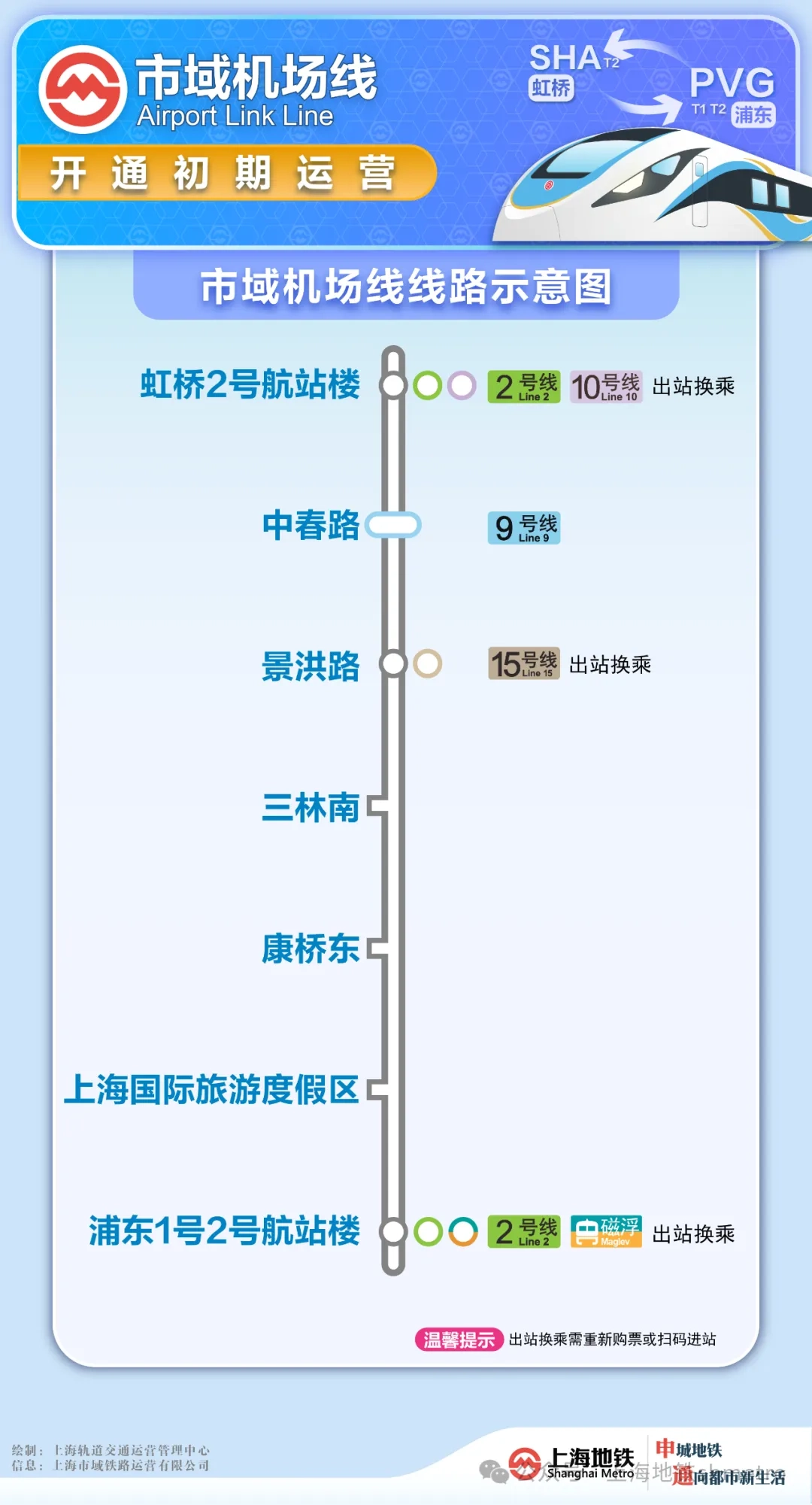 上海轨道交通市域机场线 12 月 27 日开通运营，虹桥、浦东两大机场 40 分钟内通达