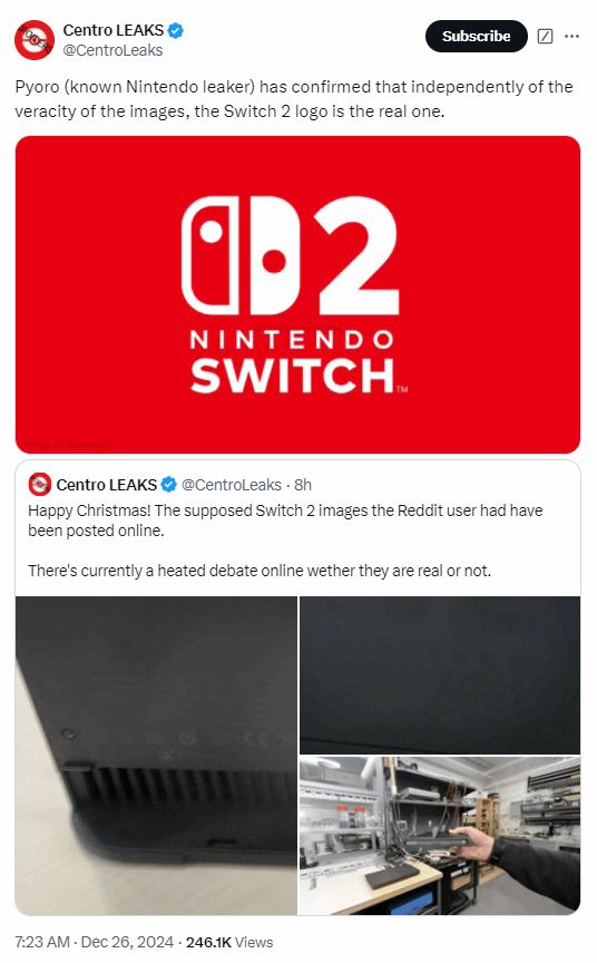 Switch2新Logo疑泄露 玩家:没叫超级Switch太可惜了