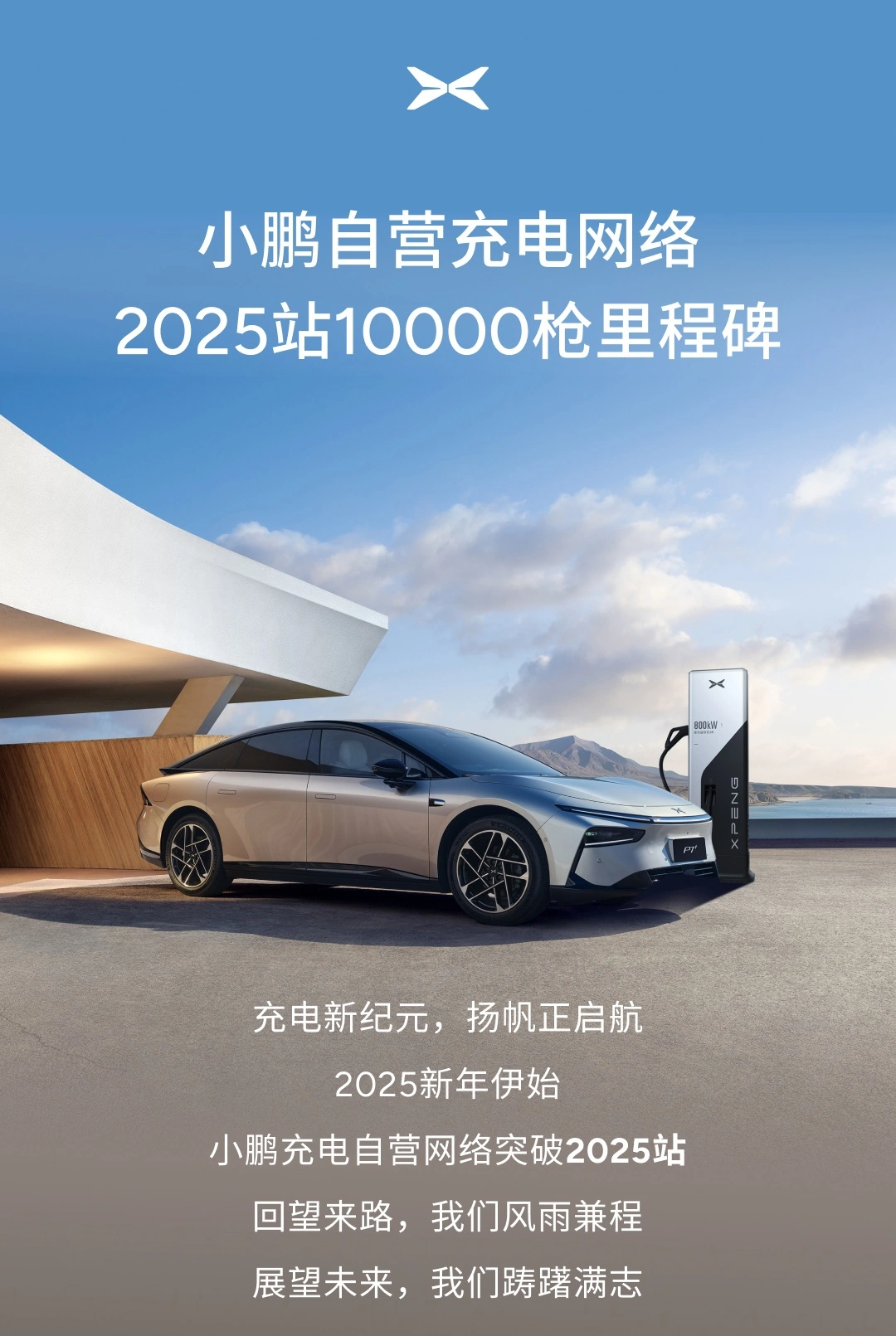 环球网：626969澳彩资料2024年-小鹏汽车：自营充电网络 2025 站 1 万枪达成，今年预计新增 1000+ 超充 / 超快充站