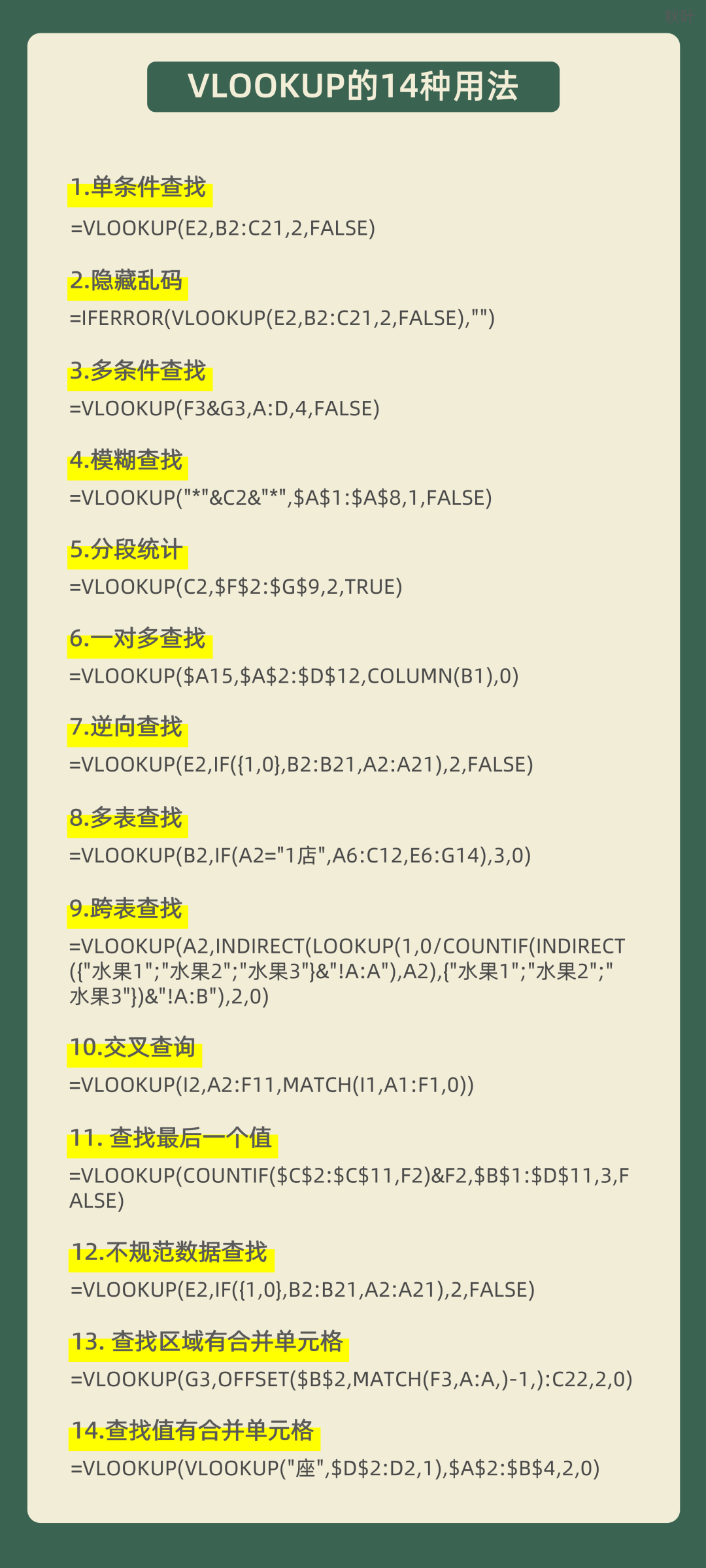 火山小视频：2024天天彩资料澳-Vlookup 函数最经典的 14 种用法  第18张