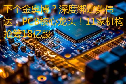 小咖秀：澳门免费资料大全精准版2024-下个金奥博？深度绑定英伟达，PCB核心龙头！11家机构抢筹18亿股